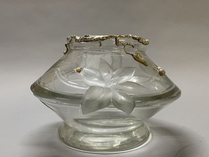 MOSER ,Karlovy Vary, attribué à. 
Vase en...