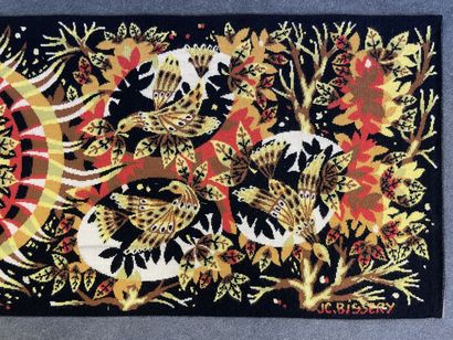 Jean-Claude BISSERY , 
Aurore Rouge, tapestry...