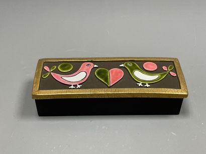 Mithé ESPELT (1923-2020). 
Boite en bois...