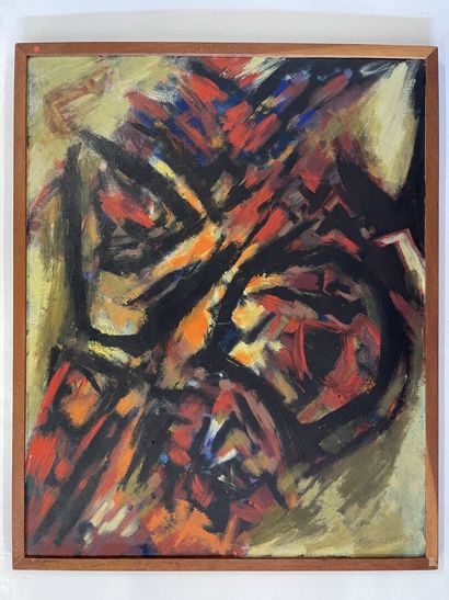 Charles GOLDSTEIN (1937-2015)
Abstract composition
oil...