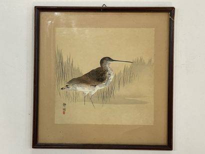 Japan early XXth
Fishing Martin
Pair of framed...