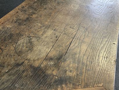 Counter of trade with multiple drawers on...