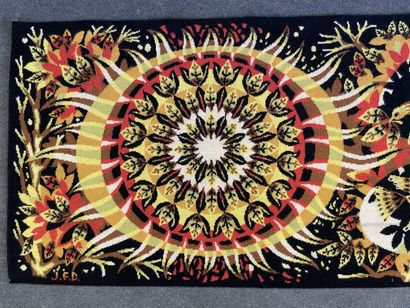 Jean-Claude BISSERY , 
Aurore Rouge, tapestry...