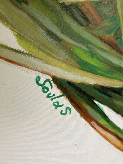 Philippe SOULAS (1932)
Brooms on the Grass.
oil...