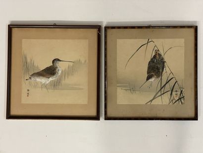 Japan early XXth
Fishing Martin
Pair of framed...
