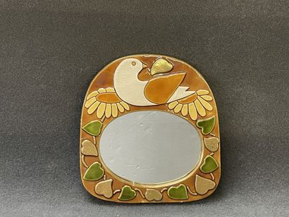 Mithé ESPELT (1923-2020). 
Miroir à encadrement...