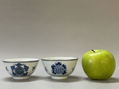 Two porcelain cups for the Vietnamese market.
19TH...