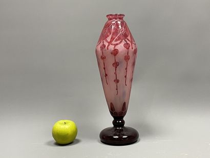 Le Verre Français
Grand vase sur piedouche...