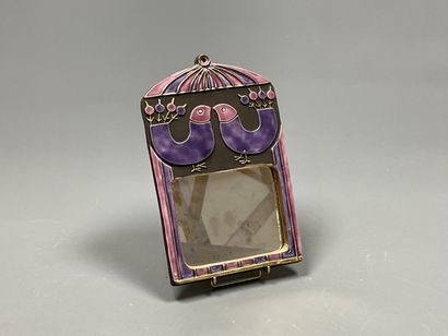 Mithé ESPELT (1923-2020). 
Miroir rectangulaire...