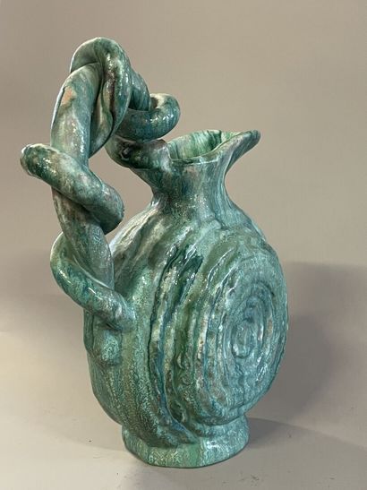 Alice COLONIEU (1924-2010)
Grand vase aiguière...