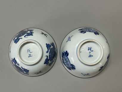 Two porcelain cups for the Vietnamese market.
19TH...