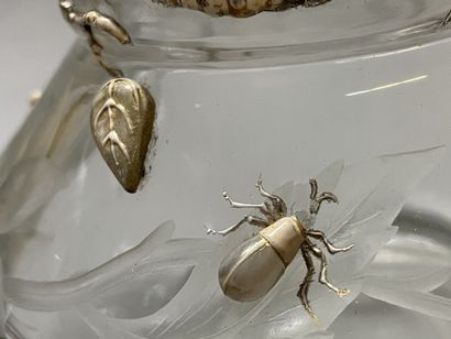 MOSER ,Karlovy Vary, attribué à. 
Vase en...
