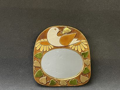 Mithé ESPELT (1923-2020). 
Miroir à encadrement...