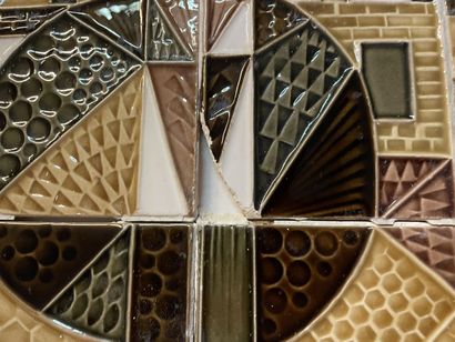 Roger CAPRON (1922-2006)
Ensemble de carrelage...