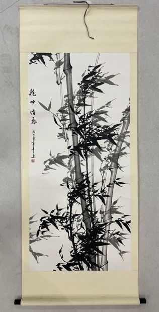 CHINA XXTH
Bamboo ,
Ink on paper, on roll....