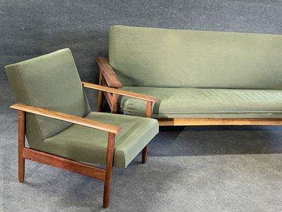 Teak living room 1960's
including a sofa...