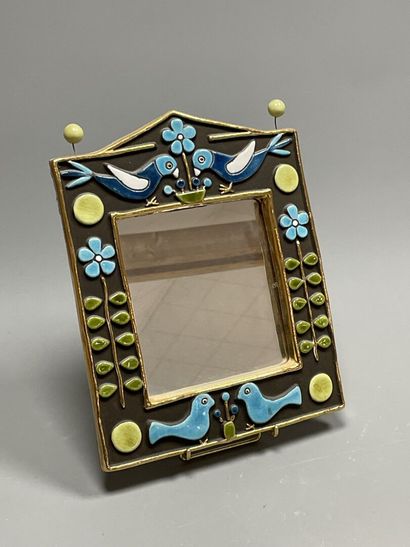 Mithé ESPELT (1923-2020). 
Miroir rectangulaire...