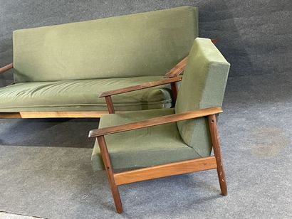 Teak living room 1960's
including a sofa...