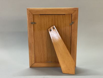 Frame in silver 800°00 foreign. 
25 x 20...