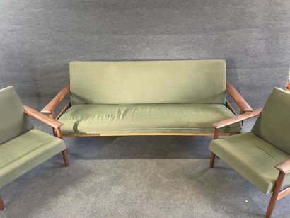 Teak living room 1960's
including a sofa...