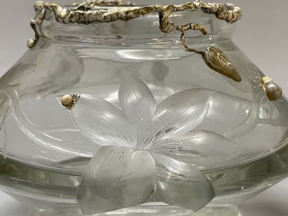 MOSER ,Karlovy Vary, attribué à. 
Vase en...