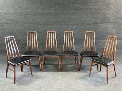 Niels KOEFOED (1929-2018)
Suite of six chairs...