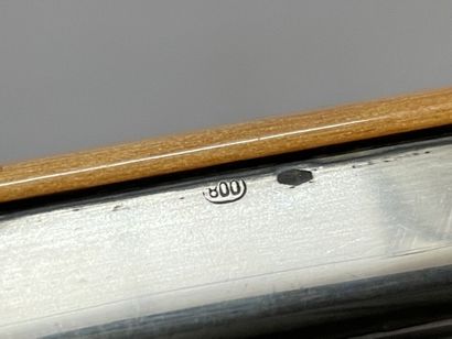 Frame in silver 800°00 foreign. 
25 x 20...