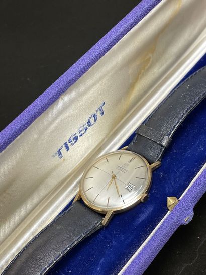 TISSOT Montre bracelet d'homme boitier or...