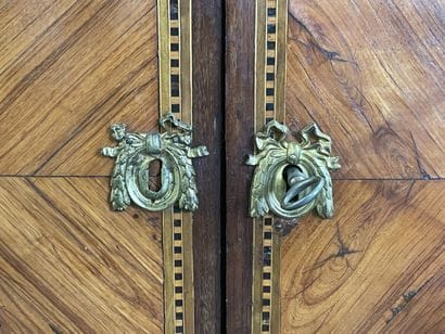High glazed secretary, type Bonheur du jour,...