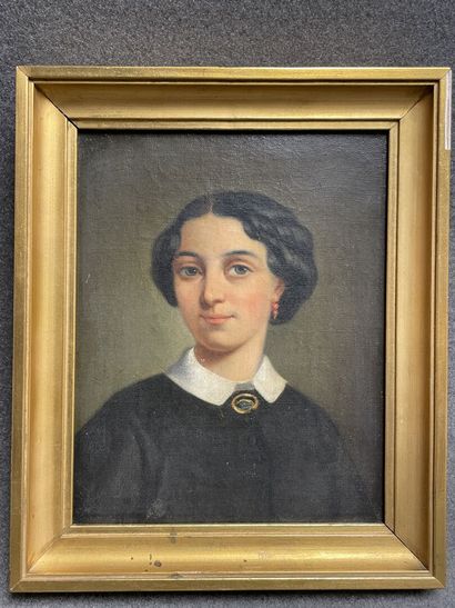 Ecole française XIX°
Portrait présumé de...