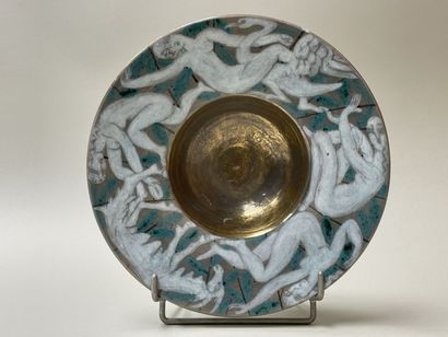 Edouard CAZAUX (1889 - 1974)
Cup with large...