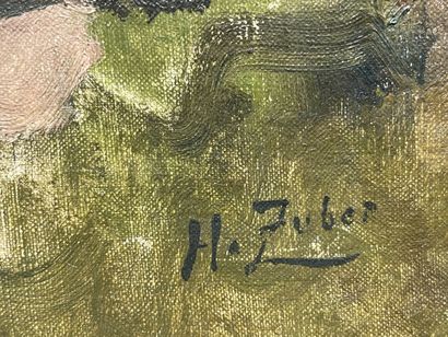 Henri ZUBER (1844-1909)
Paysage mediterranéen.
huile...
