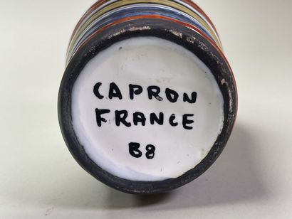 Roger CAPRON (1922-2006) - 
Grand vase à...