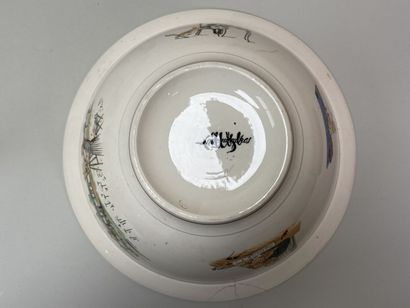 Table de toilette de poupée en pitchpin avec...