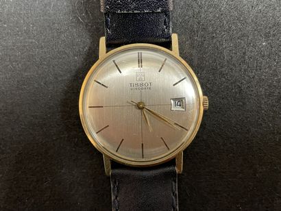 TISSOT Montre bracelet d'homme boitier or...