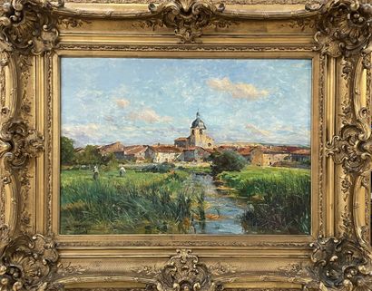 Edmond Marie PETITJEAN (1844-1925)
Paysage...