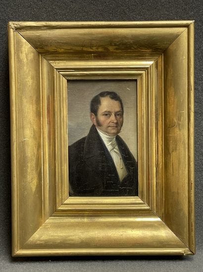 French School 
Portrait of a man, Mr. Saint...
