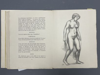 Aristide MAILLOL , texte grec de Lucien :...