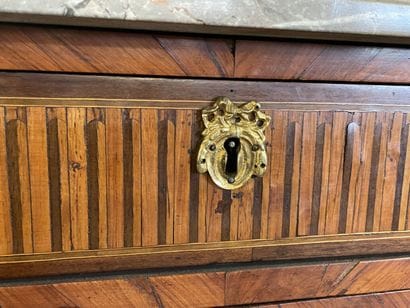 High glazed secretary, type Bonheur du jour,...