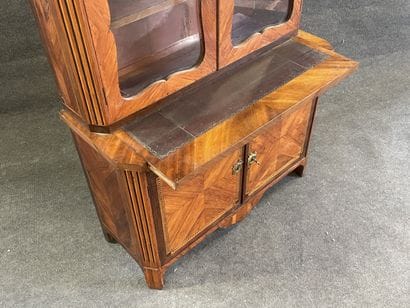 High glazed secretary, type Bonheur du jour,...