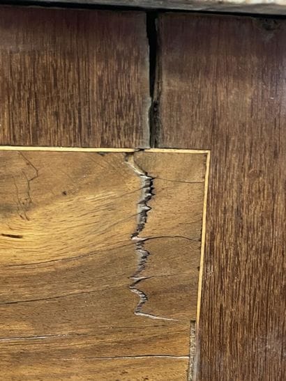 Pair of bookcases in rosewood and satinwood,...