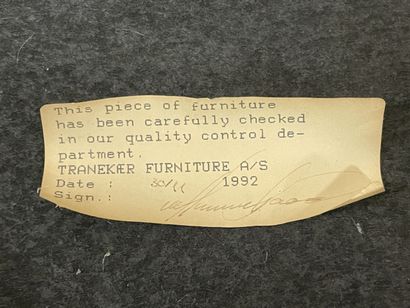 TRANEKAER DENMARK: 
Suite de six chaises...