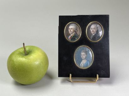 Ecole française fin XVIII°
Cadre réunissant...