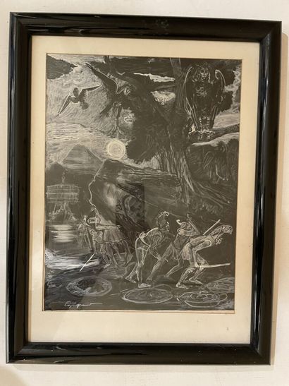 Edy LEGRAND (1892-1970) 
L'Enfer de Dante,...
