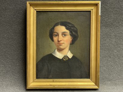 Ecole française XIX°
Portrait présumé de...