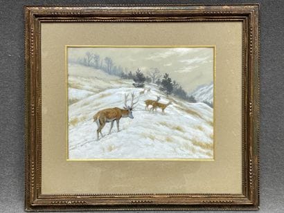 Georges Frédéric RÖTIG (1873-1961)
Deer and...