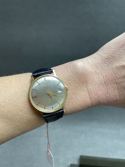 TISSOT Montre bracelet d'homme boitier or...