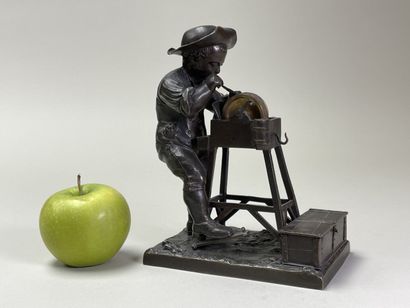 Charles MENNE (XIX)
Le petit remouleur.
Epreuve...