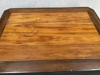 Semainier inlaid with flowers and cubes in...