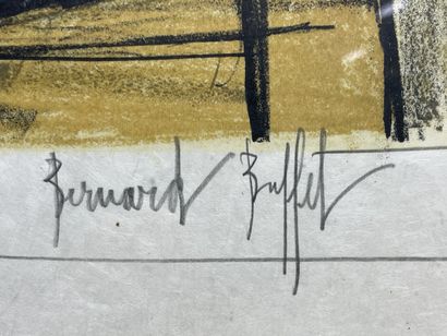 Bernard BUFFET (1928-1999) 
Géraniums (1976)
Lithographie...
